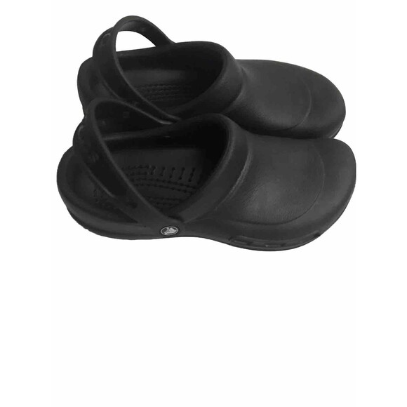 Crocs Shoes Mens Size 8 Classic Clog Sandals Black Waterproof Womens 10 Slip On main image 12